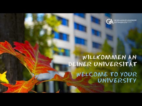 Begrüßung der Erstsemester an der Universität Göttingen l  Livestream
