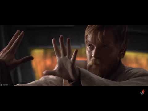 Star Wars Revenge of the Sith - Anakin vs Obi Wan Kenobi Part 1