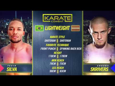 Karate Combat: One World - Edgars Skrivers vs. Teeik Silva