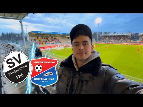 Support your local Club ⚫️⚪️ | 3.LIGA | SV SANDHAUSEN vs SpVgg UNTERHACHING | Stadionvlog