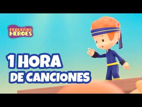 PEQUEÑOS HEROES POR 1 HORA SIN PAUSA | Canciones Infantiles cristianas