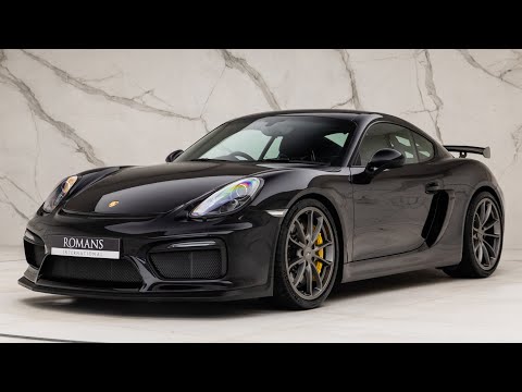 Thumbnail for 2016 Porsche 981 Cayman GT4 - Jet Black Metallic - Walkaround & Interior | Romans International [4K] by Porsche 981
