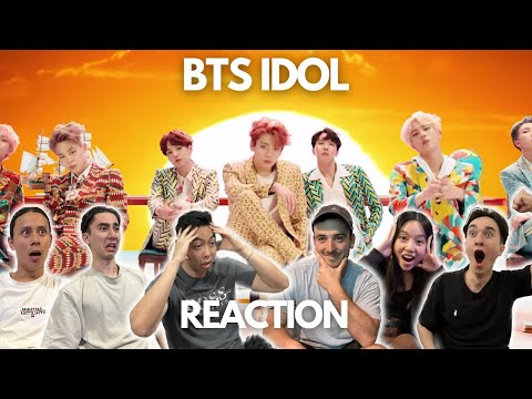 THIS GOT US WAY TOO HYPE!! FIRST TIME EVER WATCHING "BTS IDOL MV"!