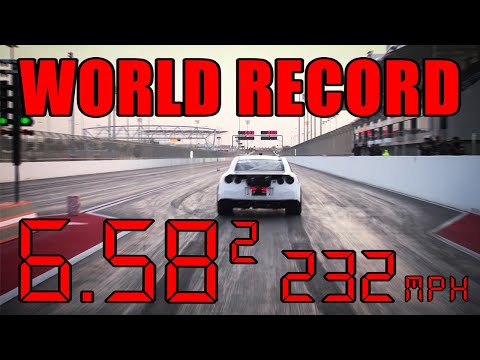 FASTEST GTR IN THE WORLD!!! NEW AWD WORLD RECORD 6.58 @ 232MPH