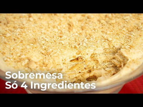 Doce de Bolacha e Leite Condensado | Só 4 Ingredientes