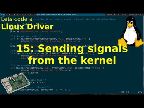 Let's code a Linux Driver - 15: Sending a signal from Kernel to Userspace
