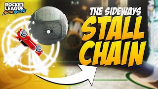 How to do the SIDEWAYS STALL CHAIN in Rocket League Sideswipe (Warning: Extremely Difficult)