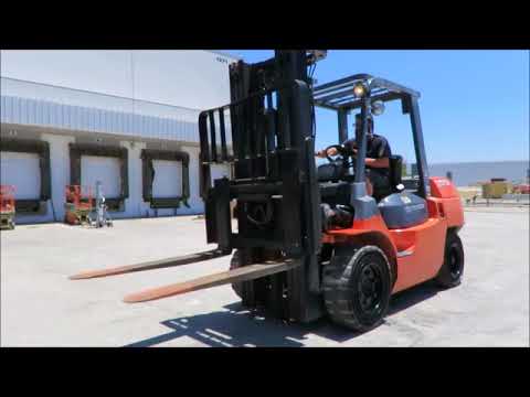 Sold! 2011 Toyota 7FDU35 7000 Lbs Warehouse Industrial Forklift bidadoo.com