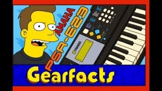 Video thumbnail for Yamaha PSR-E223: Sustain pedal + synth pads = WOW! by Gearfacts