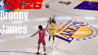 NBA 2K26 Bronny James Jumpshot Fix