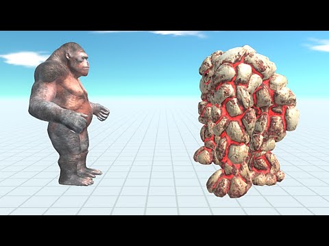Goro The Giant Vs Lava Golem - Animal Revolt Battle Simulator