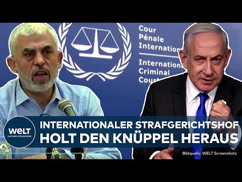 HAFTBEFEHL: Israels Ministerpräsident Benjamin Netanjahu und Hamas-Terror-Chef Sinwar im Visier