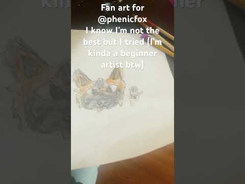 Fan art for @PhenicFox  if you see this I’m gonna freak out bc ur my idol❤️