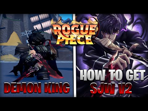 Rogue Piece | SUNG JIN WOO V2 | Showcase + Tutorial Como Obter SJW V2 (Op Sword) #roguepiece