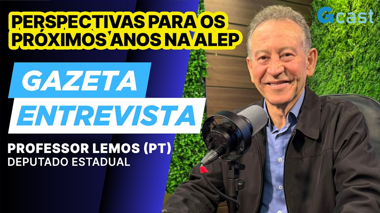 Professor Lemos critica Ratinho Jr., pedágios e privatização da Copel | Gazeta Entrevista