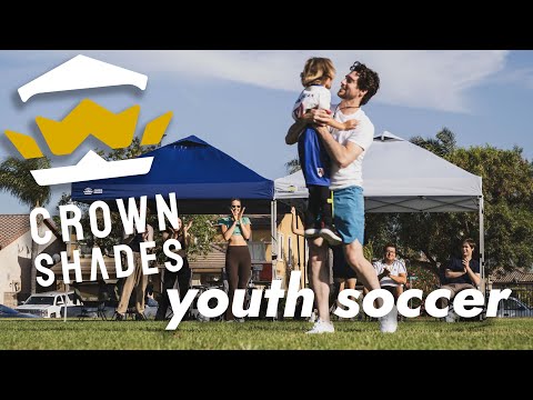Crown Shades 10' x 10' CenterLOK® Canopy - 1 Sidewall - RM100H-S1 Lifestyle Video video thumbnail