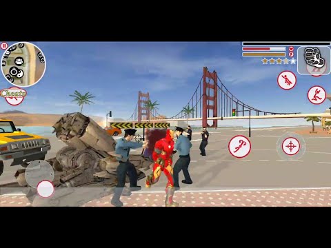 Super Iron Rope Hero - Fighting Gangstar Crime