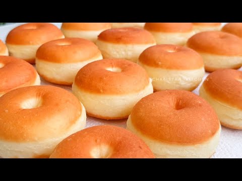 RAHASIA DONAT LEBIH FLUFFY DAN HARUM TANPA KENTANG - TIPS DONAT WHITE RING TINGGI 