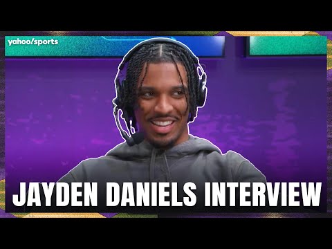 Jayden Daniels reveals "Welcome to the NFL" moment & build the perfect receiver | Super Bowl LIX