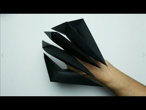 Comment faire des griffes de papier. Origami griffes