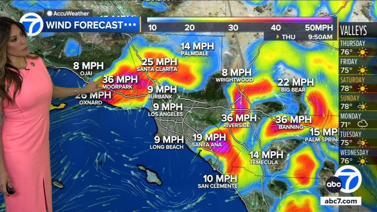 Here's when Santa Ana winds will move out of SoCal