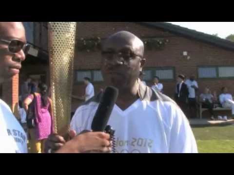 Keith "Gussy" Young Olympic Torch run 2012