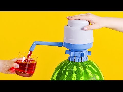 How to Make Watermelon Juice Dispenser