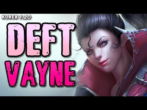KT Deft (1065 LP) plays Vayne (w Rakan) v Xayah/Lulu matchup - Korea 7.20
