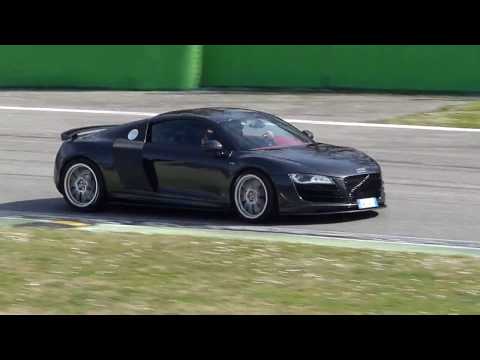 Autodromo di Monza, 12-03-17 Variante Ascari, turno della mattina Audi R8