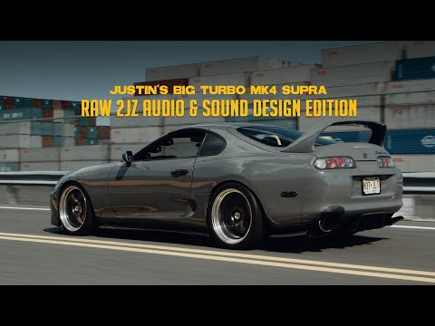 RAW Supra 2JZ Audio & Sound Design | Big Turbo 800WHP | HALCYON (4K)