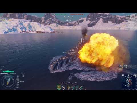 Des Moines class fun! - World of warships action!