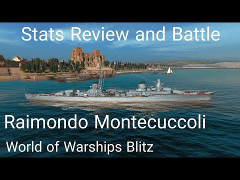 World of Warships Blitz: Raimondo Montecuccoli. Stats Review and Game
