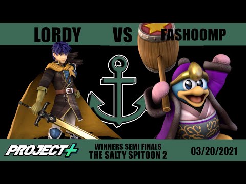 Lordy (Ike) vs Fashoomp (Dedede) The Salty Spitoon 2 Winners Semi Finals [Project M] [P+]