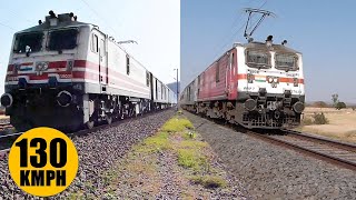 130 KMPH BHOPAL SHATABDI EXPRESS ! INDIAN RAILWAYS TRAINS VIDEOS #indianrailways #WAP5 #WAP4 #WAP7