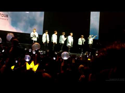 170329 [Fancam] BTS (방탄소년단) - MENT 1 (Greeting) - The WINGS Tour in Chicago