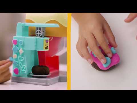 Modeliavimo rinkinys Play-Doh Spurgų kepykla (Donut Drop Shop) video