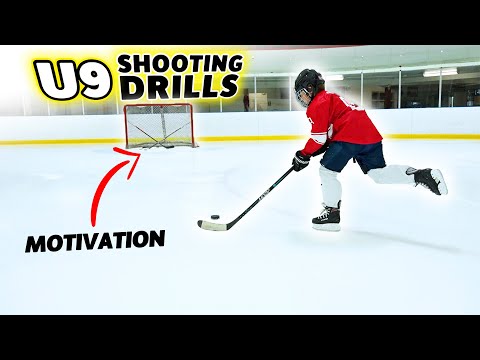 Easy Shooting Drills for U9 Hockey Players