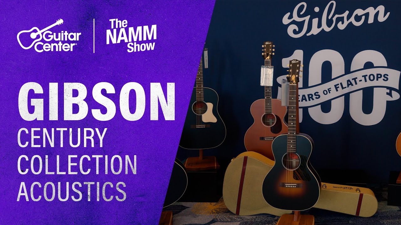 NEW Gibson Century Collection Acoustics Overview | NAMM 2026 - YouTube