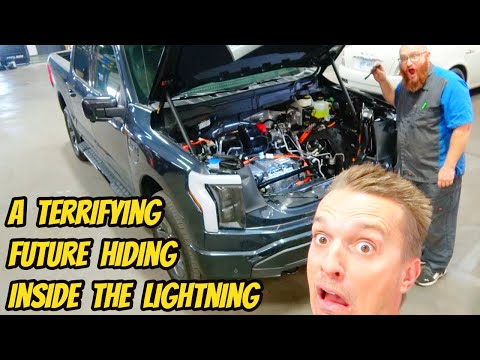 Als ich meinen neuen Ford Lightning Elektro-Truck auseinandernahm, wollte mein Mechaniker am lieb...