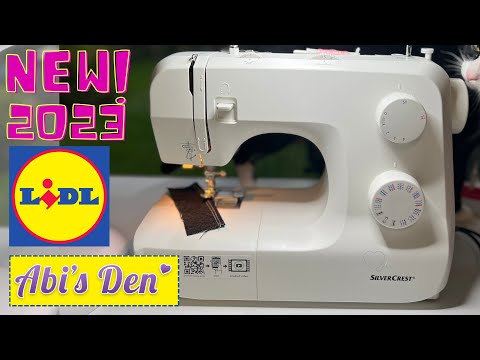 NEW - Lidl SEWING MACHINE - STARTER LESSON  October 2023 Silvercrest Sewing Machine #abisden