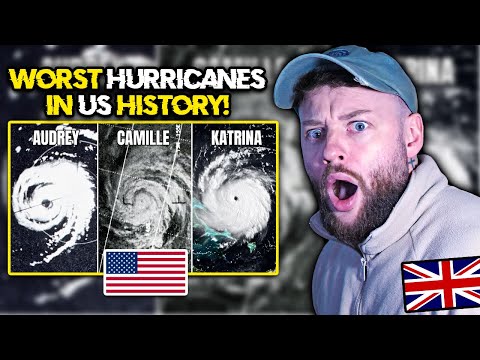 SHOCKED BRIT Reacts to "Top 10 Worst US Hurricanes in History!"