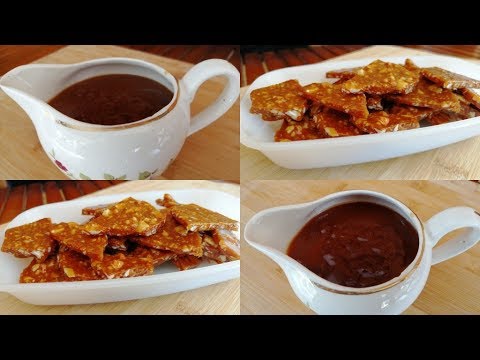 Homemade Praline and Butterscotch sauce//Najeeba Shamil