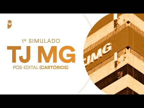 1º Simulado TJ MG - Pós-edital (Cartórios) - Correção