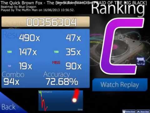 osu! - The Quick Brown Fox - The Big Black [WHO'S AFRAID OF THE BIG BLACK] + NF
