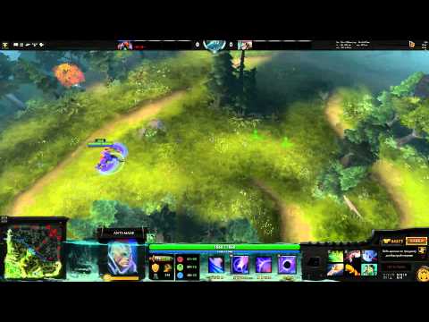 Сражение Anti-Mage VS Slark