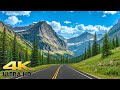 Glacier National Park Going To The Sun Road Scenic Drive 4K Montana