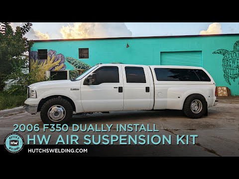 Super Duty Air Suspension Install - Lowered kit on this 2006 Dually