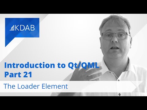 Introduction to Qt / QML (Part 21) - The Loader Element