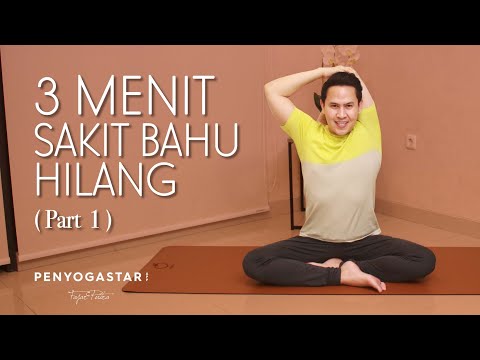 3 minutes shoulder pain gone (Part 1) - Yoga with Penyogastar