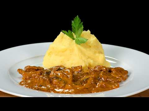 Schweine Geschnetzeltes Rezept🍖Dieses Gericht wird Dich Überraschen😯